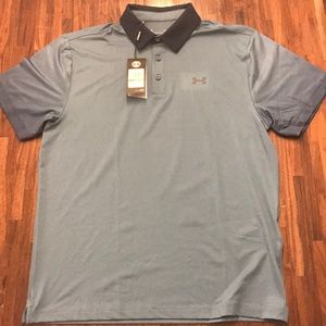 NWT Under Armour Heat Gear Golf Polo